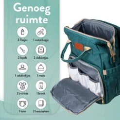 Luiertas Rugzak - Monx Luiertas Verzorgingstas Met Uitklapbaar Babybedje - Overzichtelijke Luierrugzak Extra Buggy En Kinderwagen Haken Inclusief Geïsoleerde Flessenhouder - Groen 31 Luiertas Rugzak - Monx Luiertas Verzorgingstas Met Uitklapbaar Babybedje - Overzichtelijke Luierrugzak Extra Buggy En Kinderwagen Haken Inclusief Geïsoleerde Flessenhouder - Groen -Aanbiedingen BIBS Winkel 1200x1200 2533