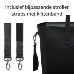 Snoozzz Luiertas Luxe Verzorgingstas – Inclusief Uitneembare Tas Organizer Met Thermovak, Stroller Hooks En Verschoningsmatje - Zwart -Aanbiedingen BIBS Winkel 1200x1200 2702