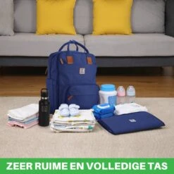 Brisby Slijtvaste Luiertas – Verzorgingstas – Met Buggymontage - Blauw -Aanbiedingen BIBS Winkel 1200x1200 2712