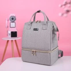 Rose & Ollie Kolftas Rugtas Grijs - Koeltas Moedermelk -Aanbiedingen BIBS Winkel 1200x1200 2729