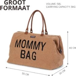 Childhome Mommy Bag Groot - Teddy - Beige 23 Childhome Mommy Bag Groot - Teddy - Beige -Aanbiedingen BIBS Winkel 1200x1200 2737