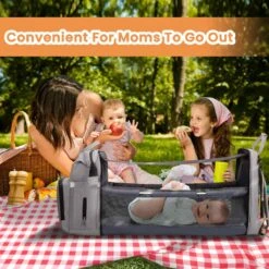 Product Plaza - Luier- En Verzorgingstas - Baby Rug Tas Met Bed - Reis Rugzak - Grote Capaciteit - Jongens En Meisjes - Grijs - Luier Tas - Verzorgingstas Baby - Uitschuifbaar Verschoon/ Slaap Bedje – Multifunctionele Rugzak 0-1 Jaar – -Aanbiedingen BIBS Winkel 1200x1200 2742