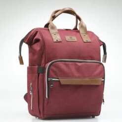 Periwinkle - Luiertassen - Waterproof Baby Verzorgingstas - Baby Rugzak - Luiertas - Verzorgingstas - Linnen - Bordeaux -Aanbiedingen BIBS Winkel 1200x1200 2756