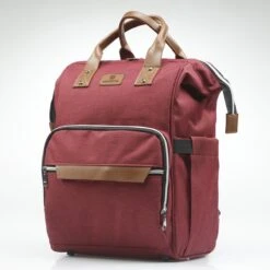 Periwinkle - Luiertassen - Waterproof Baby Verzorgingstas - Baby Rugzak - Luiertas - Verzorgingstas - Linnen - Bordeaux -Aanbiedingen BIBS Winkel 1200x1200 2758