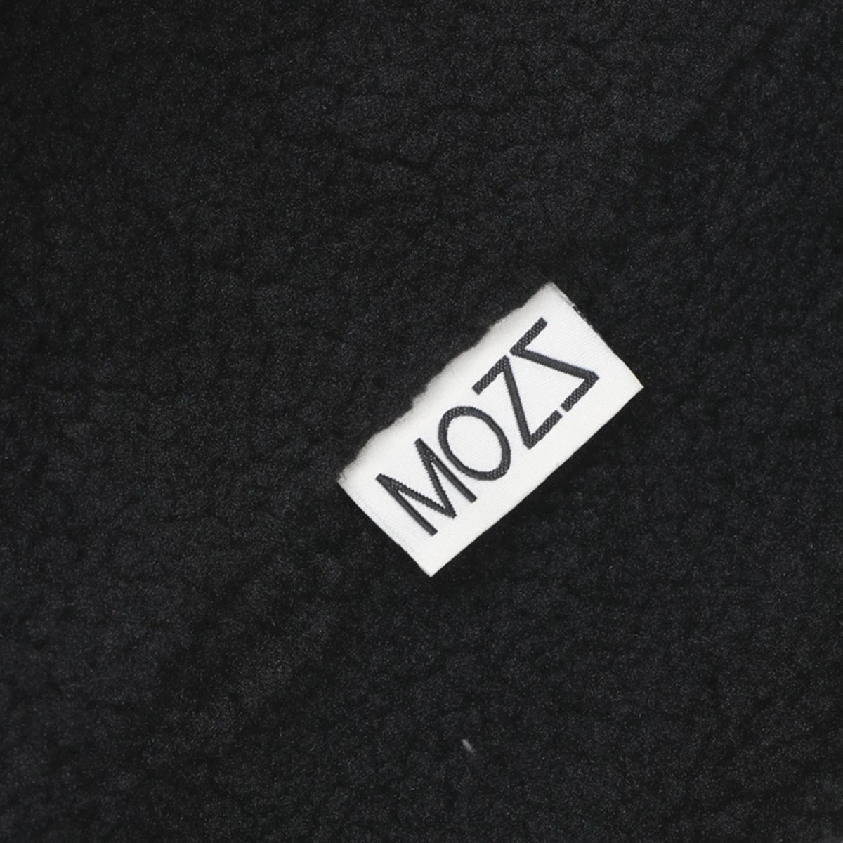 Mozz Mom Bag Teddy Suede Black 3 Mozz Mom Bag Teddy Suede Black - Afbeelding 3