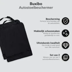 Buxibo - Auto Stoelbeschermer - Auto Stoelhoes - Beschermer Achterkant Autostoel - Voor Voorstoel - 2 Stuks -Aanbiedingen BIBS Winkel 1200x1200 2851