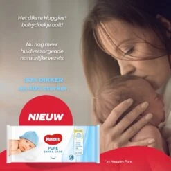 Huggies Billendoekjes - Baby Wipes - Pure Extra Care - 99% Water 56 Doekjes -Aanbiedingen BIBS Winkel 1200x1200 288