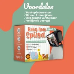 Baby Auto Spiegel - Achterbank Spiegel Baby - Verstelbare Achteruitkijkspiegel - Kinderspiegel -Aanbiedingen BIBS Winkel 1200x1200 2899
