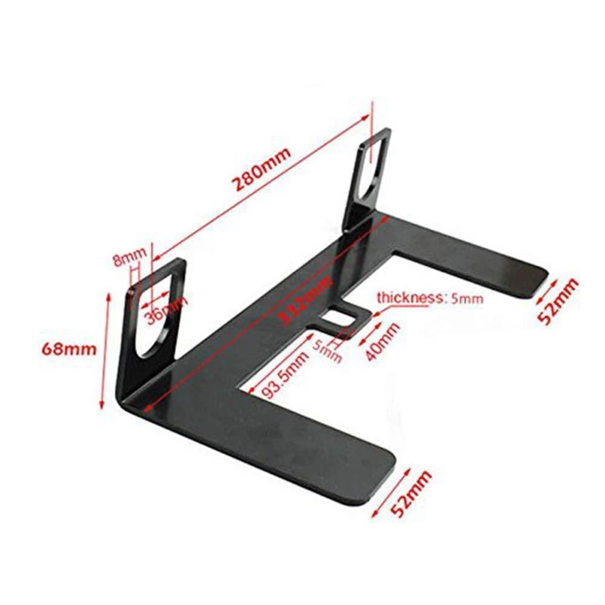 Merkloos ISOFIX - Interface - Kinderzitje - Installatiebasis Met Beugelslot - 5 Mm - Staal Massief ✅ 5 Merkloos ISOFIX - Interface - Kinderzitje - Installatiebasis Met Beugelslot - 5 Mm - Staal Massief ✅ - Afbeelding 5