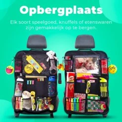 Essential Goods Autostoel Organizer - Inclusief IPadhouder - Opbergtas Auto - Multifunctioneel - Autostoelaccessoires 2 Stuks -Aanbiedingen BIBS Winkel 1200x1200 3098