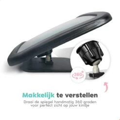 Autospiegel Baby - Verstelbare Achteruitkijkspiegel - Babyspiegel Voor Achterbank - Baby On Board Met Zuignap -Aanbiedingen BIBS Winkel 1200x1200 3206