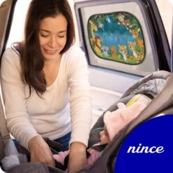 Nince Zonnescherm Auto Zijraam Van Hoge Kwaliteit - Jungle - Set Van 2 -Aanbiedingen BIBS Winkel 1200x1200 3264