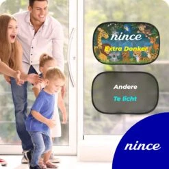 Nince Zonnescherm Auto Zijraam Van Hoge Kwaliteit - Jungle - Set Van 2 -Aanbiedingen BIBS Winkel 1200x1200 3266