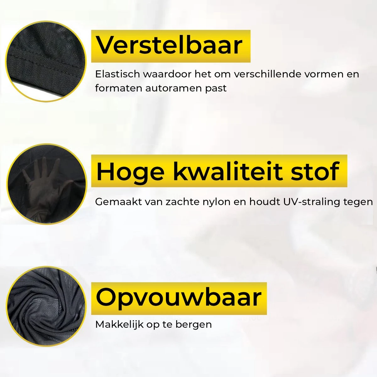 MostEssential Premium Zonnescherm Auto Baby – Zonnescherm Auto Zijruit - Zonwering Auto Voor Baby En Kind – UV Protectie - Zonder Zuignappen - Inclusief Luxe Opbergtas 2 MostEssential Premium Zonnescherm Auto Baby – Zonnescherm Auto Zijruit - Zonwering Auto Voor Baby En Kind – UV Protectie - Zonder Zuignappen - Inclusief Luxe Opbergtas - Afbeelding 2