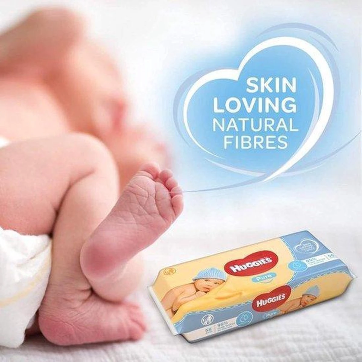 Huggies - Pure - Billendoekjes - 1120 Babydoekjes - 20 X 56 8 Huggies - Pure - Billendoekjes - 1120 Babydoekjes - 20 X 56 - Afbeelding 8