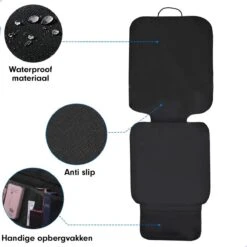 Professor Q - Autostoelhoes - Autostoelbeschermer - Autostoel Beschermer - Zwart 14 Professor Q - Autostoelhoes - Autostoelbeschermer - Autostoel Beschermer - Zwart -Aanbiedingen BIBS Winkel 1200x1200 3306