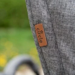 ABC Design Duo Kinderwagen Twin Circle Line - Inclusief Regenhoes - Woven Graphite -Aanbiedingen BIBS Winkel 1200x1200 3437