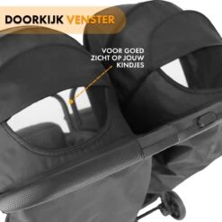 Deryan Luxe Rolo X2 Dubbele Buggy - Duo Buggy - Zwart 19 Deryan Luxe Rolo X2 Dubbele Buggy - Duo Buggy - Zwart -Aanbiedingen BIBS Winkel 1200x1200 3456
