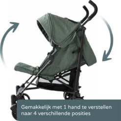 Prénatal Luxe Buggy – Kinderwagen Met Boodschappenmand En Zonneklep - Verstelbare Wandelwagen – Inklapbaar Met 1 Hand - Plooibuggy Groen -Aanbiedingen BIBS Winkel 1200x1200 3481