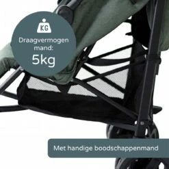 Prénatal Luxe Buggy – Kinderwagen Met Boodschappenmand En Zonneklep - Verstelbare Wandelwagen – Inklapbaar Met 1 Hand - Plooibuggy Groen -Aanbiedingen BIBS Winkel 1200x1200 3483