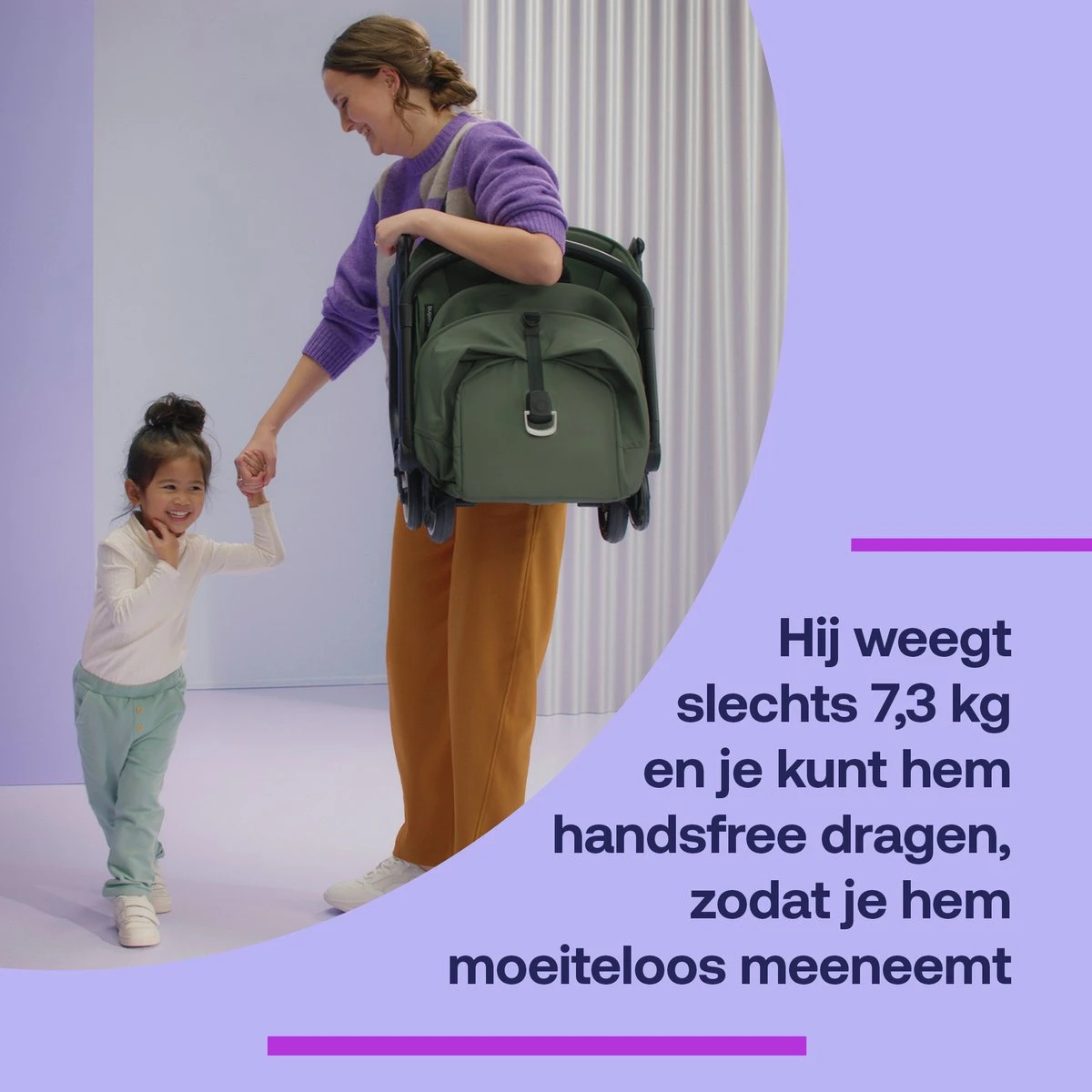 Bugaboo Butterfly Forest Green-Buggy 2 Bugaboo Butterfly Forest Green-Buggy - Afbeelding 2