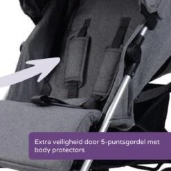 Prénatal Luxe Buggy – Kinderwagen Met Boodschappenmand En Zonneklep - Verstelbare Wandelwagen – Inklapbaar Met 1 Hand - Plooibuggy Grijs -Aanbiedingen BIBS Winkel 1200x1200 3517