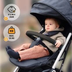 Deryan Luxe XP Buggy XL - Compact Lichtgewicht - Zwart 12 Deryan Luxe XP Buggy XL - Compact Lichtgewicht - Zwart -Aanbiedingen BIBS Winkel 1200x1200 3526