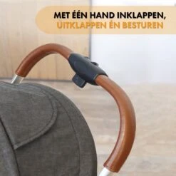 Deryan Rolo Luxe Lichtgewicht Buggy - Grijs -Aanbiedingen BIBS Winkel 1200x1200 3626