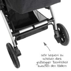Hauck UpTown Buggy - Met één Hand Opvouwbaar - Zwart -Aanbiedingen BIBS Winkel 1200x1200 3671