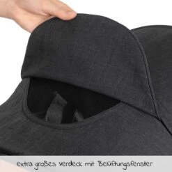 Hauck UpTown Buggy - Met één Hand Opvouwbaar - Zwart -Aanbiedingen BIBS Winkel 1200x1200 3672