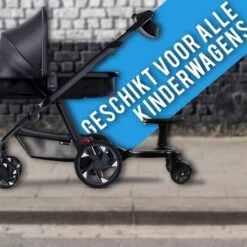 Merkloos Universeel Meerijdplankje Voor Kinderwagen – Inclusief Zitje – Verstelbaar Buggy Board -Aanbiedingen BIBS Winkel 1200x1200 3737