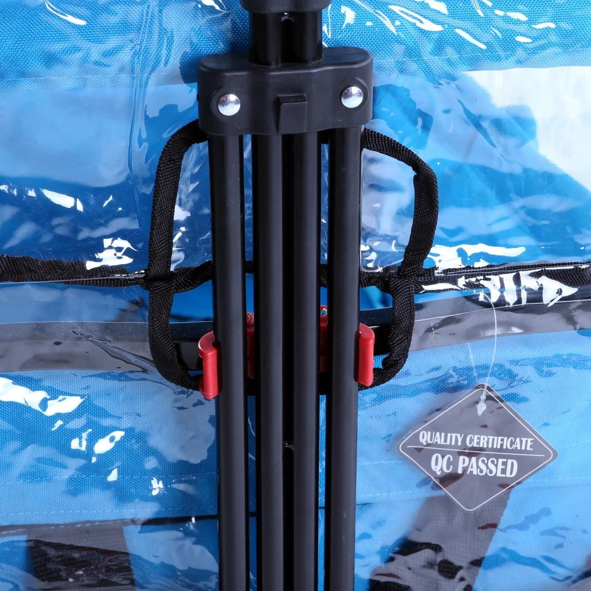 FUXTEC Regenhoes Transparant Voor Bolderkar CT500 6 FUXTEC Regenhoes Transparant Voor Bolderkar CT500 - Afbeelding 6