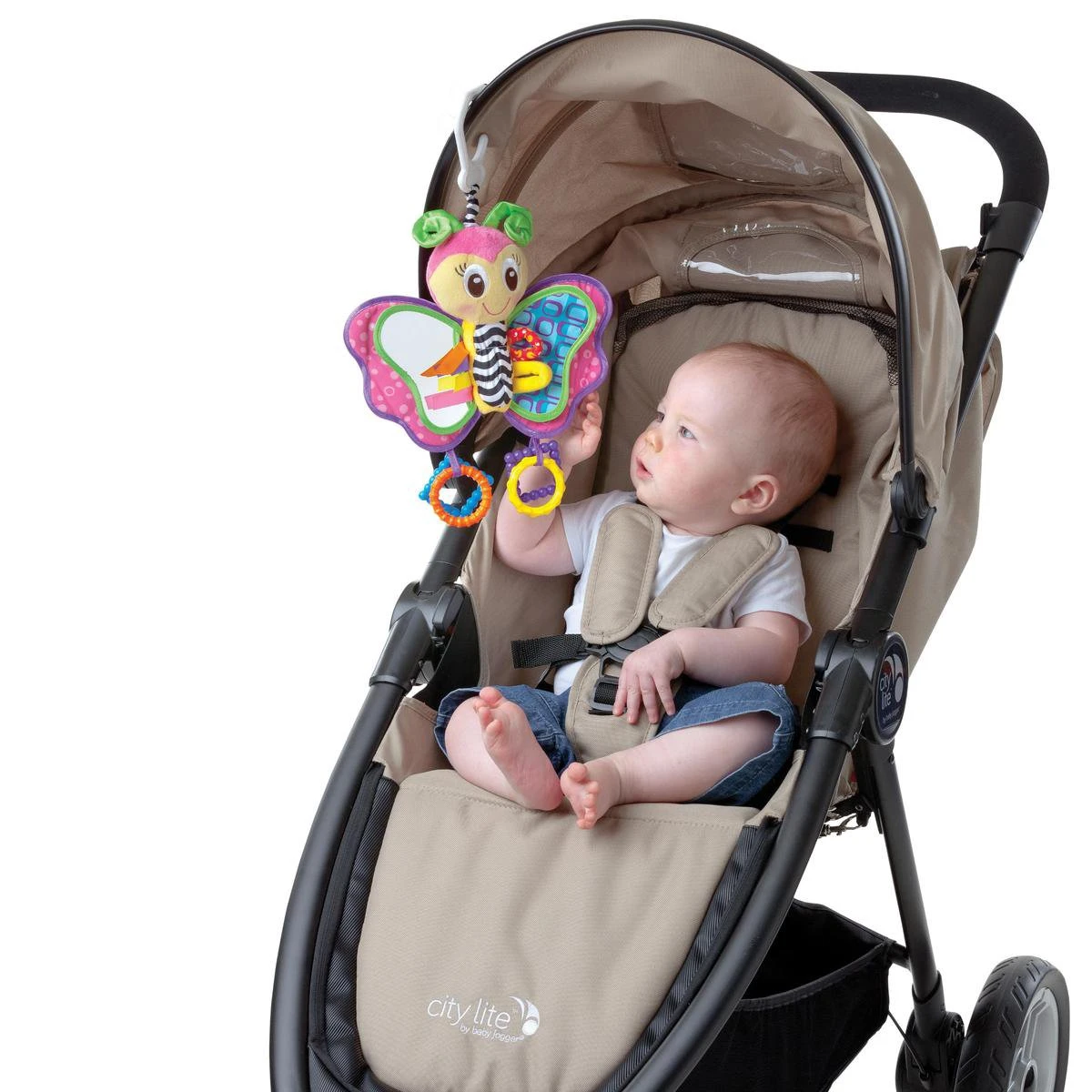 Playgro Activiteitenspeeltje Vlinder - Hangspeeltje - Knuffeldier 6 Playgro Activiteitenspeeltje Vlinder - Hangspeeltje - Knuffeldier - Afbeelding 6