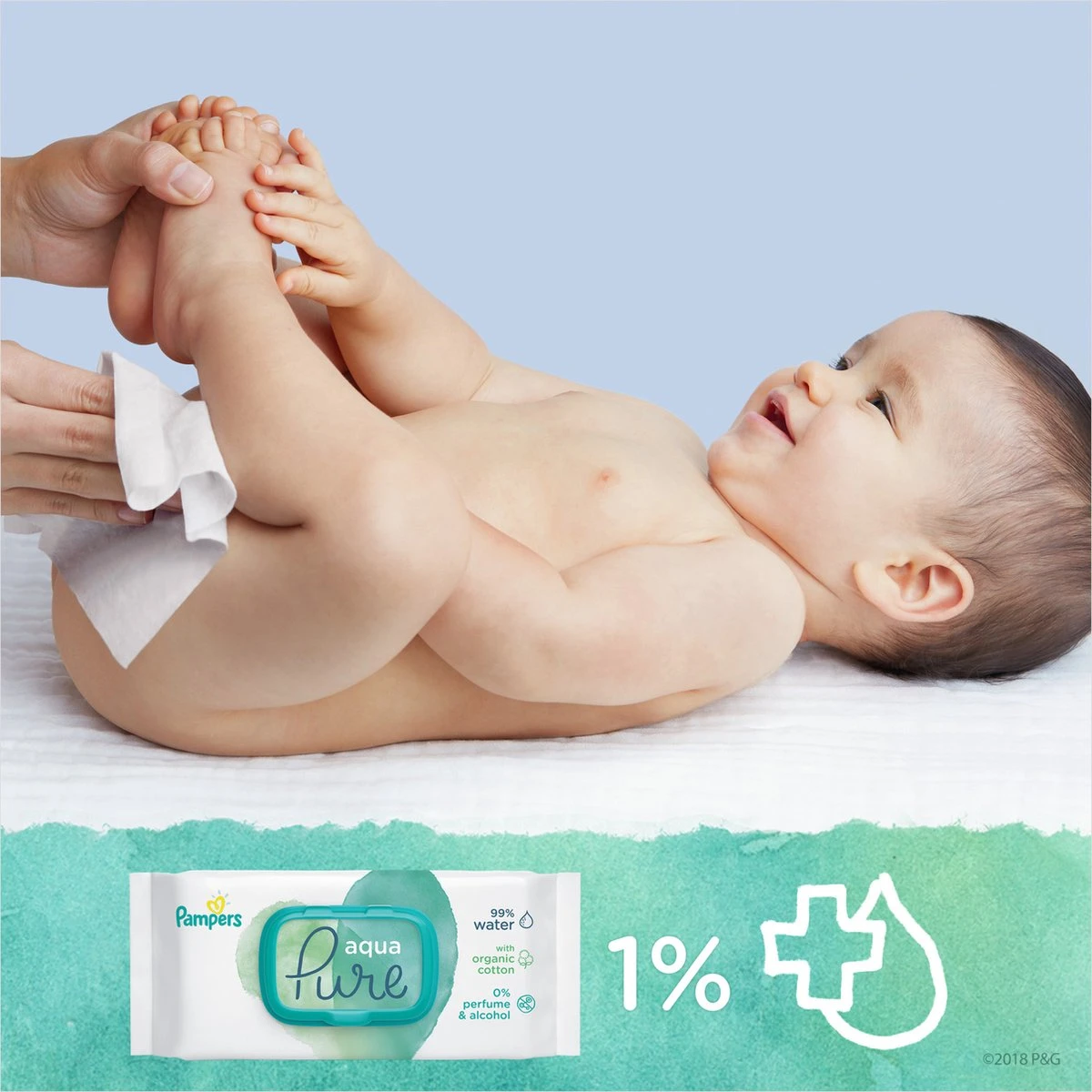 Pampers® Pampers - Aqua Pure - Billendoekjes - 2592 Doekjes - 54 X 48 9 Pampers® Pampers - Aqua Pure - Billendoekjes - 2592 Doekjes - 54 X 48 - Afbeelding 9