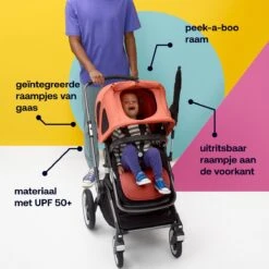 Bugaboo Fox3/Cameleon3 Breezy Zonnekap - Pine Green -Aanbiedingen BIBS Winkel 1200x1200 3861