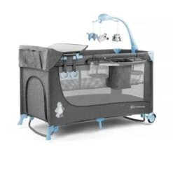 Kinderkraft Joy Luxe - Campingbed Met Schommelfunctie Blauw -Aanbiedingen BIBS Winkel 1200x1200 3906