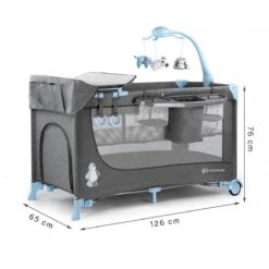 Kinderkraft Joy Luxe - Campingbed Met Schommelfunctie Blauw -Aanbiedingen BIBS Winkel 1200x1200 3911