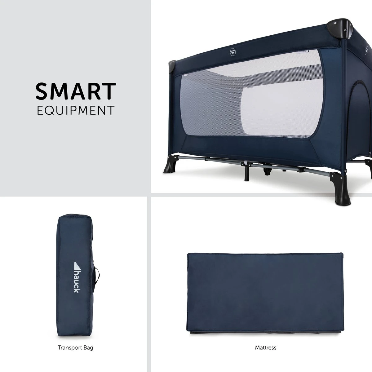 Hauck Dream N Play Plus Campingbedje - Navy 6 Hauck Dream N Play Plus Campingbedje - Navy - Afbeelding 6