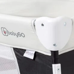 Campingbed BabyGO Sleeper DeLuxe Zwart (incl. Bodemverhoger) -Aanbiedingen BIBS Winkel 1200x1200 3932