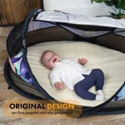 Deryan Baby Luxe Campingbedje – Inclusief Zelfopblaasbare Matras - Story -Aanbiedingen BIBS Winkel 1200x1200 3995