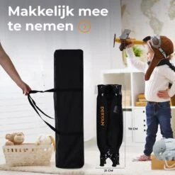 Deryan Believer Campingbedje - 120x60cm - Zwart -Aanbiedingen BIBS Winkel 1200x1200 4002