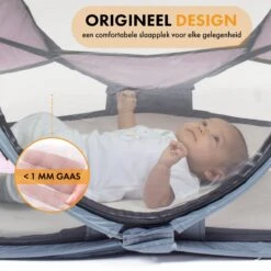 Deryan Baby Luxe Campingbedje – Inclusief Zelfopblaasbare Matras - Rose -Aanbiedingen BIBS Winkel 1200x1200 4006