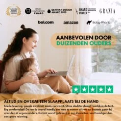 Deryan Peuter Luxe Campingbedje – Inclusief Zelfopblaasbare Matras - Ocean -Aanbiedingen BIBS Winkel 1200x1200 4022