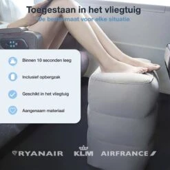 Vliegtuigbedje - Reiskussen - Voetensteun - Multifunctioneel Opblaasbaar Kussen Voor In Het Vliegtuig - Auto - Trein 16 Vliegtuigbedje - Reiskussen - Voetensteun - Multifunctioneel Opblaasbaar Kussen Voor In Het Vliegtuig - Auto - Trein -Aanbiedingen BIBS Winkel 1200x1200 4068