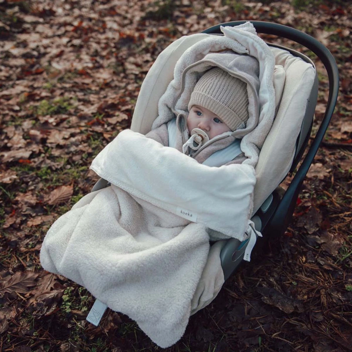 Koeka Voetenzak 0+ 3/5 Punts Teddy Malmo - Pebble - 0-6 Maanden 2 Koeka Voetenzak 0+ 3/5 Punts Teddy Malmo - Pebble - 0-6 Maanden - Afbeelding 2