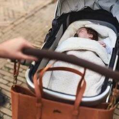 Jollein Voetenzak Voor Autostoel & Kinderwagen - Spring Knit - Ivory -Aanbiedingen BIBS Winkel 1200x1200 4229