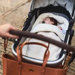 Jollein Voetenzak Voor Autostoel & Kinderwagen - Bliss Knit - Nougat -Aanbiedingen BIBS Winkel 1200x1200 4268