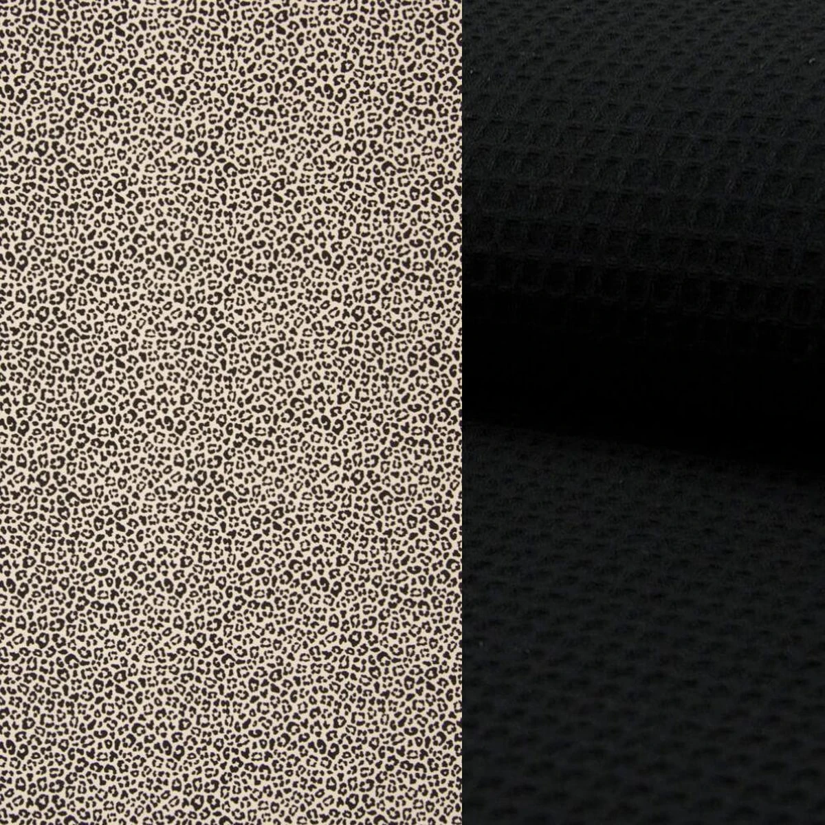 Ukje Voetenzak Baby Autostoel - Universeel - Geschikt Voor Maxi Cosi Cybex Doona - Superzacht Katoen - Zwart Wafel - Luipaard 2 Ukje Voetenzak Baby Autostoel - Universeel - Geschikt Voor Maxi Cosi Cybex Doona - Superzacht Katoen - Zwart Wafel - Luipaard - Afbeelding 2