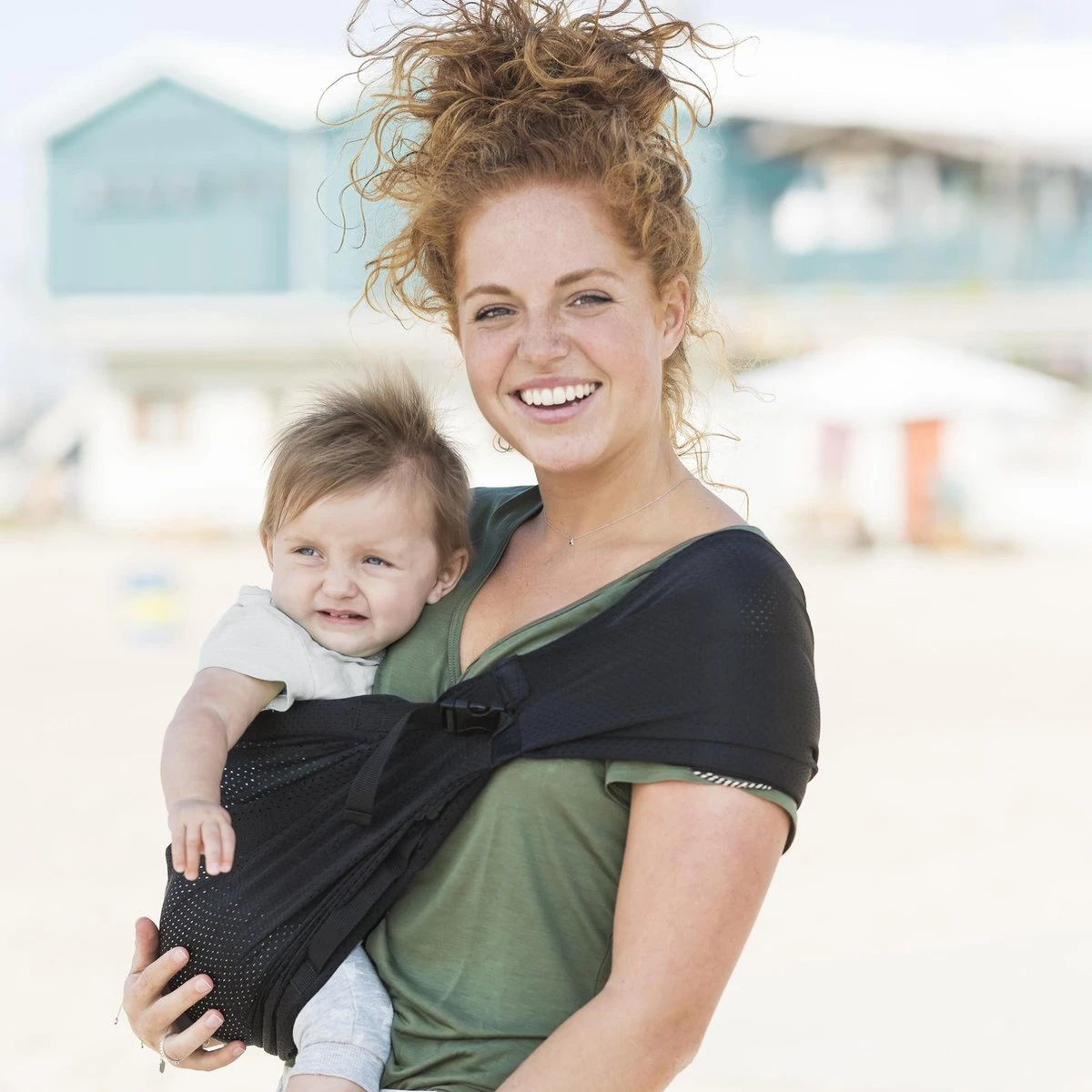 Minimonkey Mini Sling Draagzak - Zwart 2 Minimonkey Mini Sling Draagzak - Zwart - Afbeelding 2