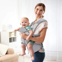 Deryan Ergonomische Draagzak - Buikdrager 4-in-1 Grijs -Aanbiedingen BIBS Winkel 1200x1200 4387